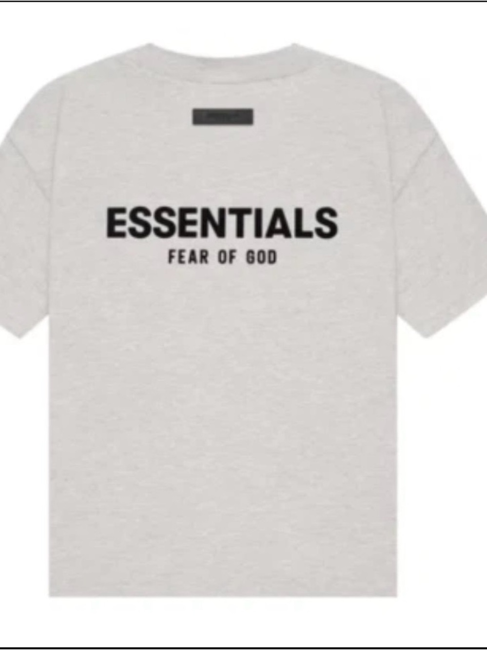ESSENTIALS Short Sleeve Tee - Light, dark grey and black